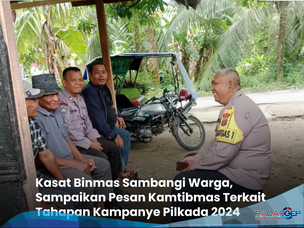 Kasat Binmas Polres Langkat Sambangi Warga, Sampaikan Pesan Kamtibmas Terkait Tahapan Kampanye Pilkada 2024